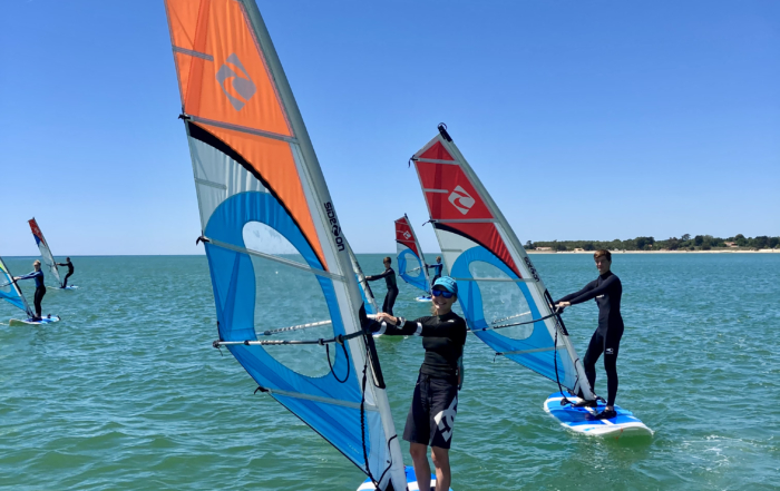 Stage de planche à voile Longeville sur mer plage du bouil en vendée