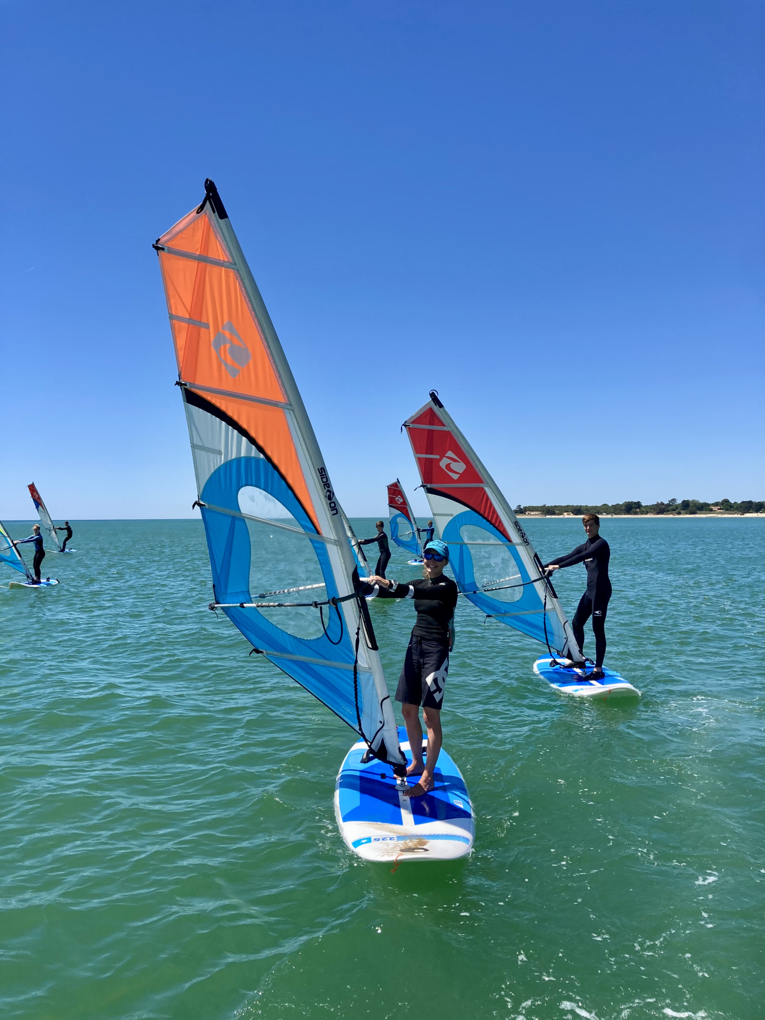 Stage de planche à voile Longeville sur mer plage du bouil en vendée